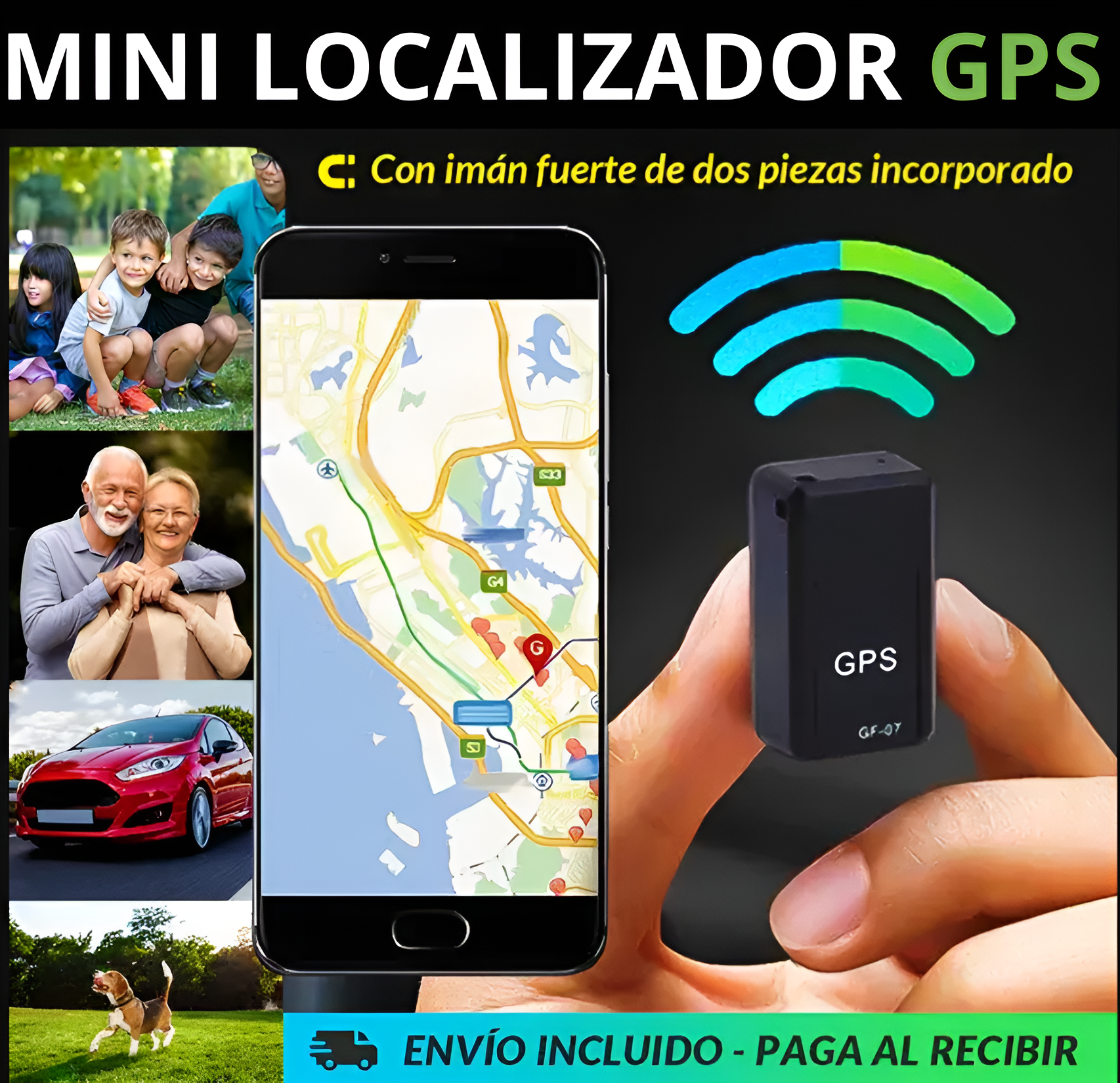 Mini localizador GPS Magnetic™